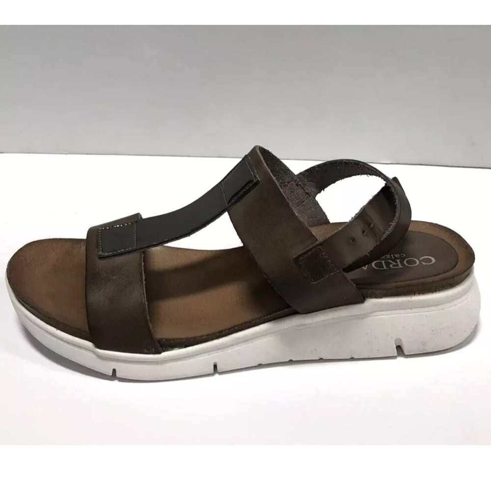 Cordani Women’s Shamos, Silver Slingback Sandals, Size EUR 37, US 6.5-7 M